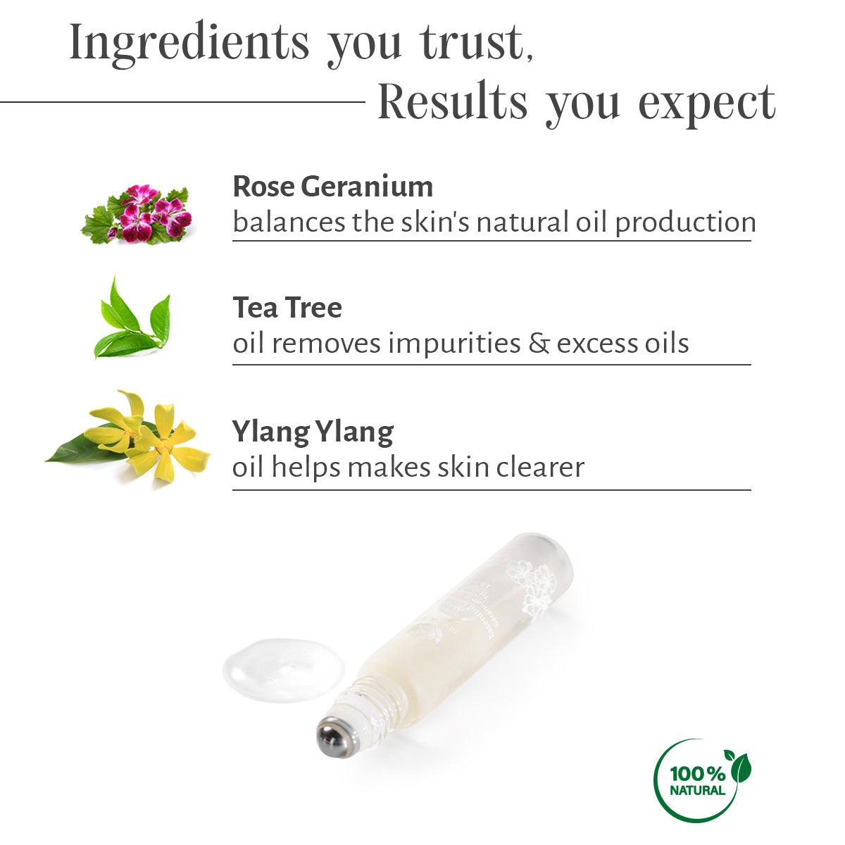 Aura Essential Oil Deodorant - Geranium & Ylang Ylang - Shankara India